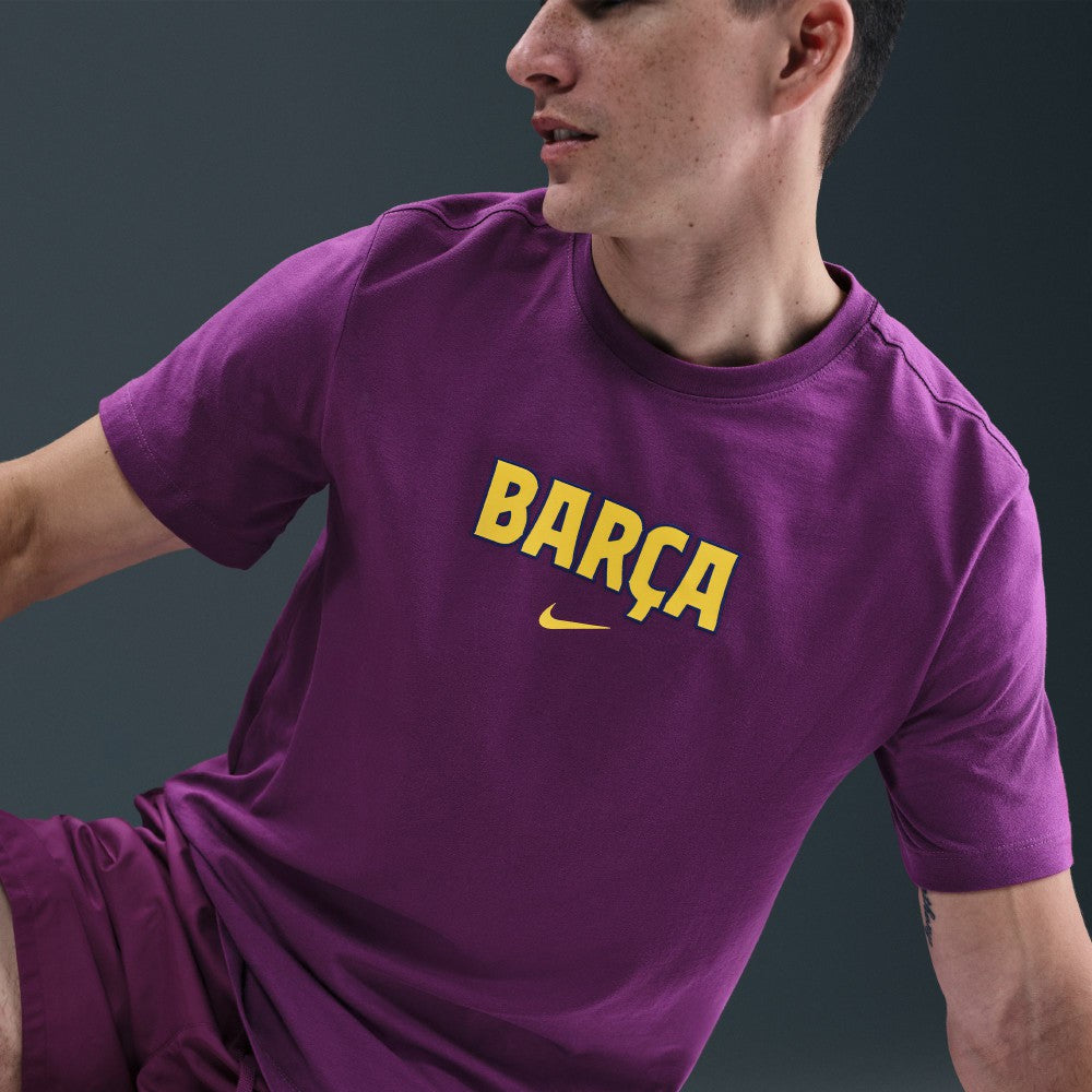 Barcelona 2025/26 Wordmark T-Shirt Purple - Nike online