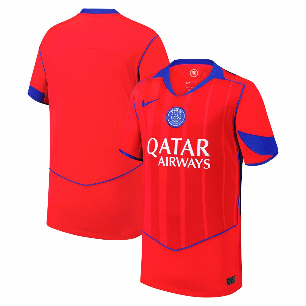 Paris Saint-Germain Youth 2025/26 Third Replica Jersey Red - Nike on sale