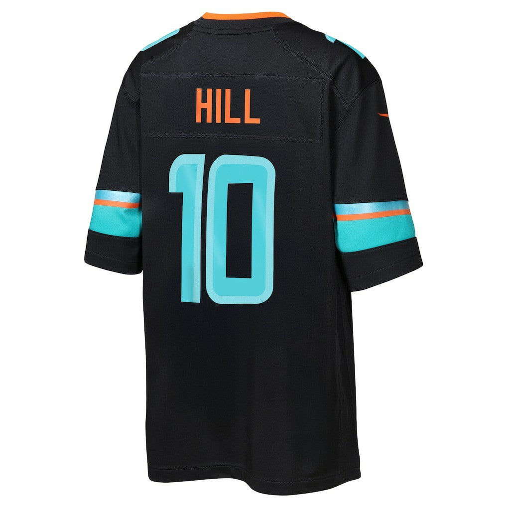 Tyreek Hill Miami Dolphins Youth 2025 Rivalries Collection Game Jersey - Pitch Blue Jerseys