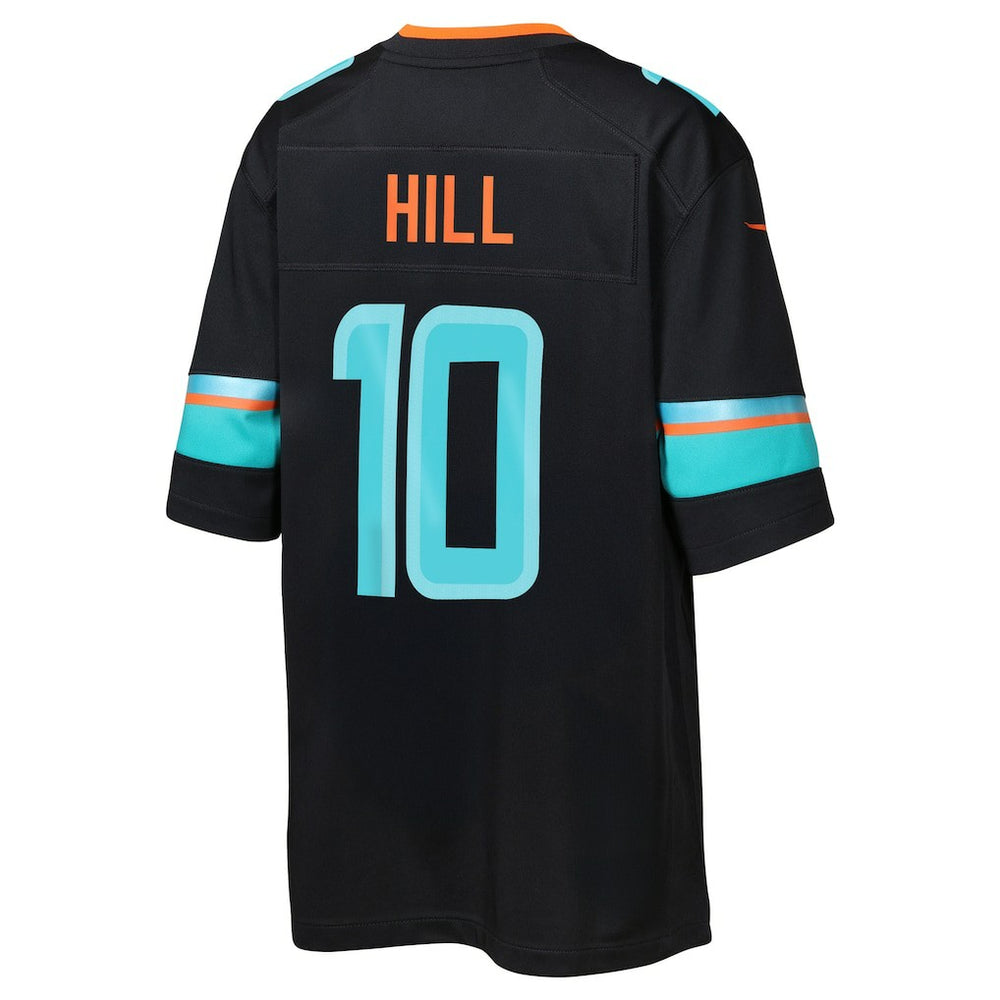 Tyreek Hill Miami Dolphins Youth 2025 Rivalries Collection Game Jersey - Pitch Blue Jerseys