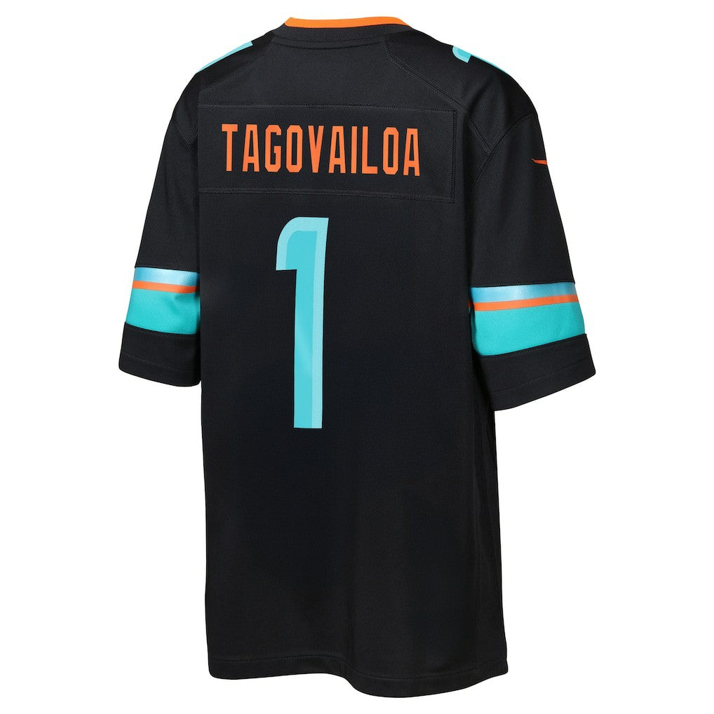 Tua Tagovailoa Miami Dolphins Youth 2025 Rivalries Collection Game Jersey - Pitch Blue Jerseys