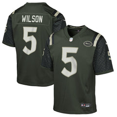 Garrett Wilson New York Jets Youth 2025 Rivalries Collection Game Jersey - Gotham Green Jerseys
