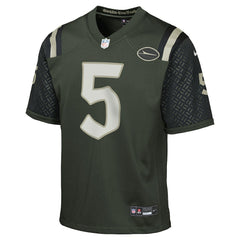 Garrett Wilson New York Jets Youth 2025 Rivalries Collection Game Jersey - Gotham Green Jerseys