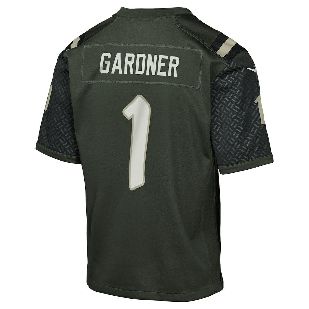 Ahmad Sauce Gardner New York Jets Youth 2025 Rivalries Collection Game Jersey - Gotham Green Jerseys