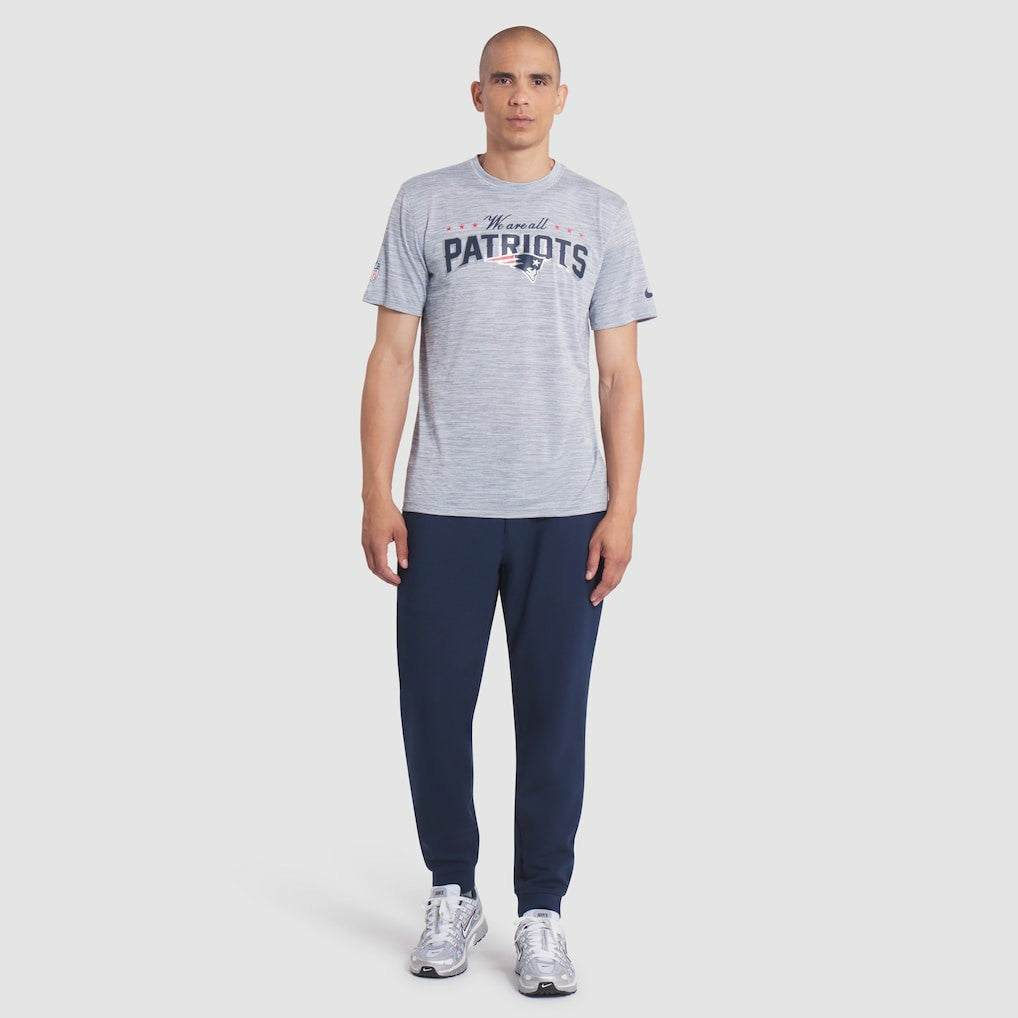 New England Patriots 2025 Rivalries Collection Sideline Velocity Dri-FIT T-Shirt - Silver T-shirts