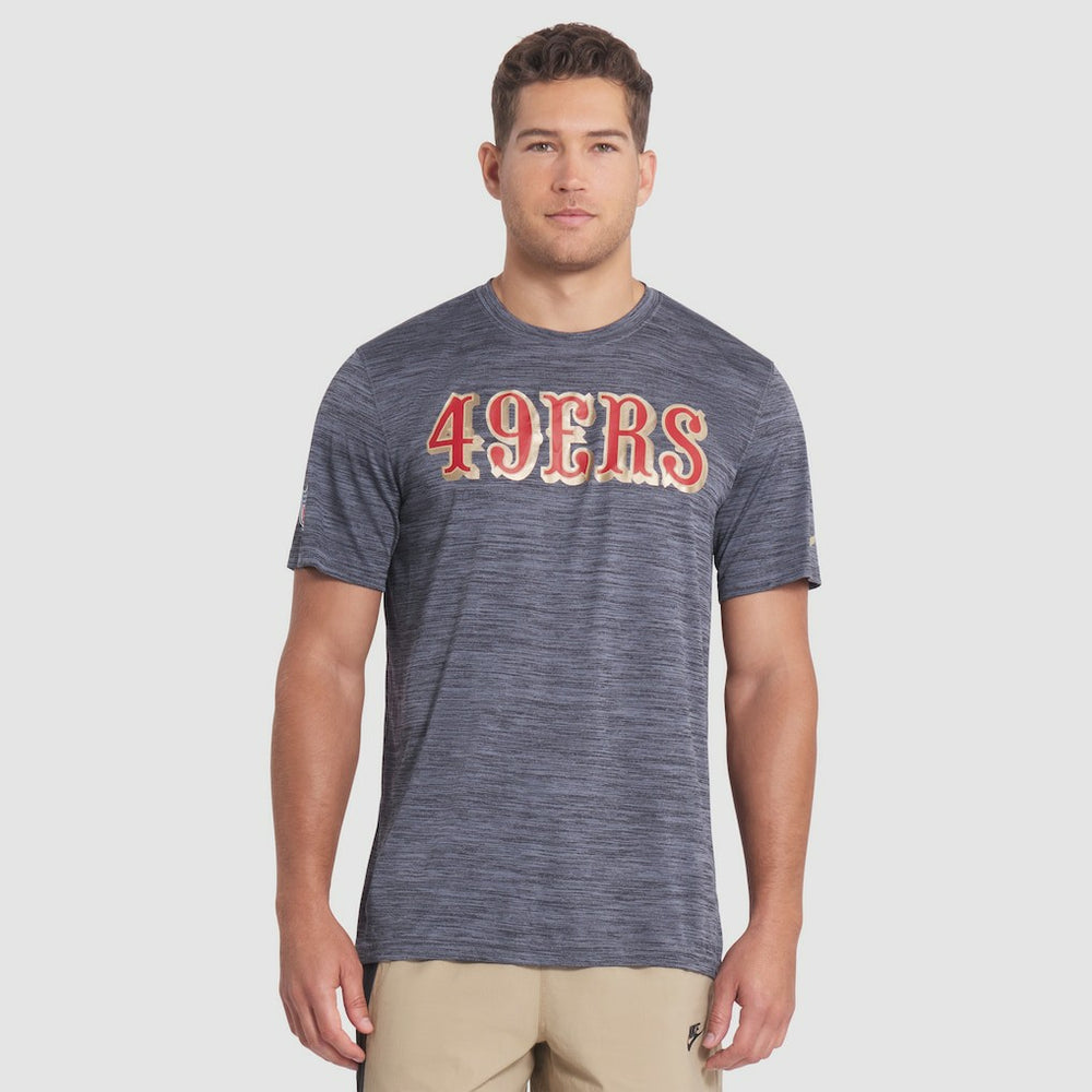 San Francisco 49ers 2025 Rivalries Collection Sideline Velocity Dri-FIT T-Shirt - Black T-shirts