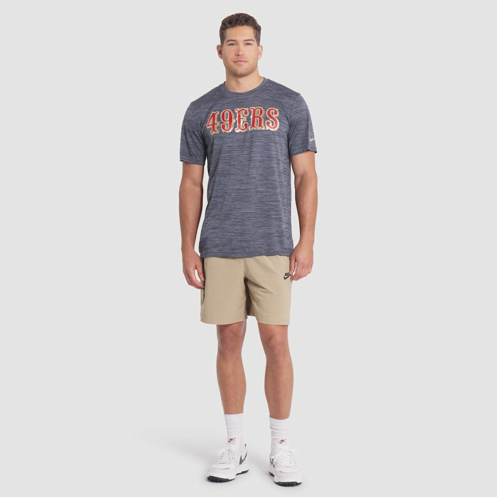 San Francisco 49ers 2025 Rivalries Collection Sideline Velocity Dri-FIT T-Shirt - Black T-shirts