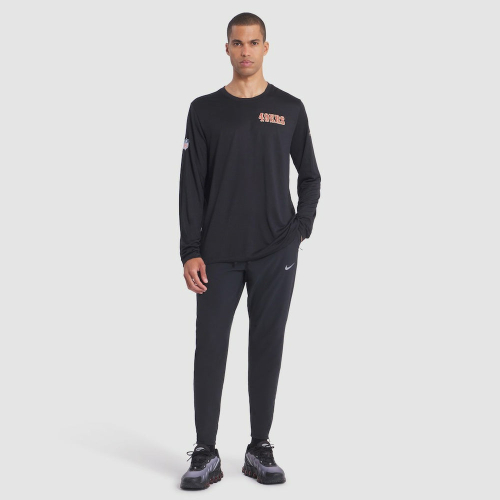 San Francisco 49ers 2025 Rivalries Collection Sideline Legend Dri-FIT Long Sleeve T-Shirt - Black T-shirts