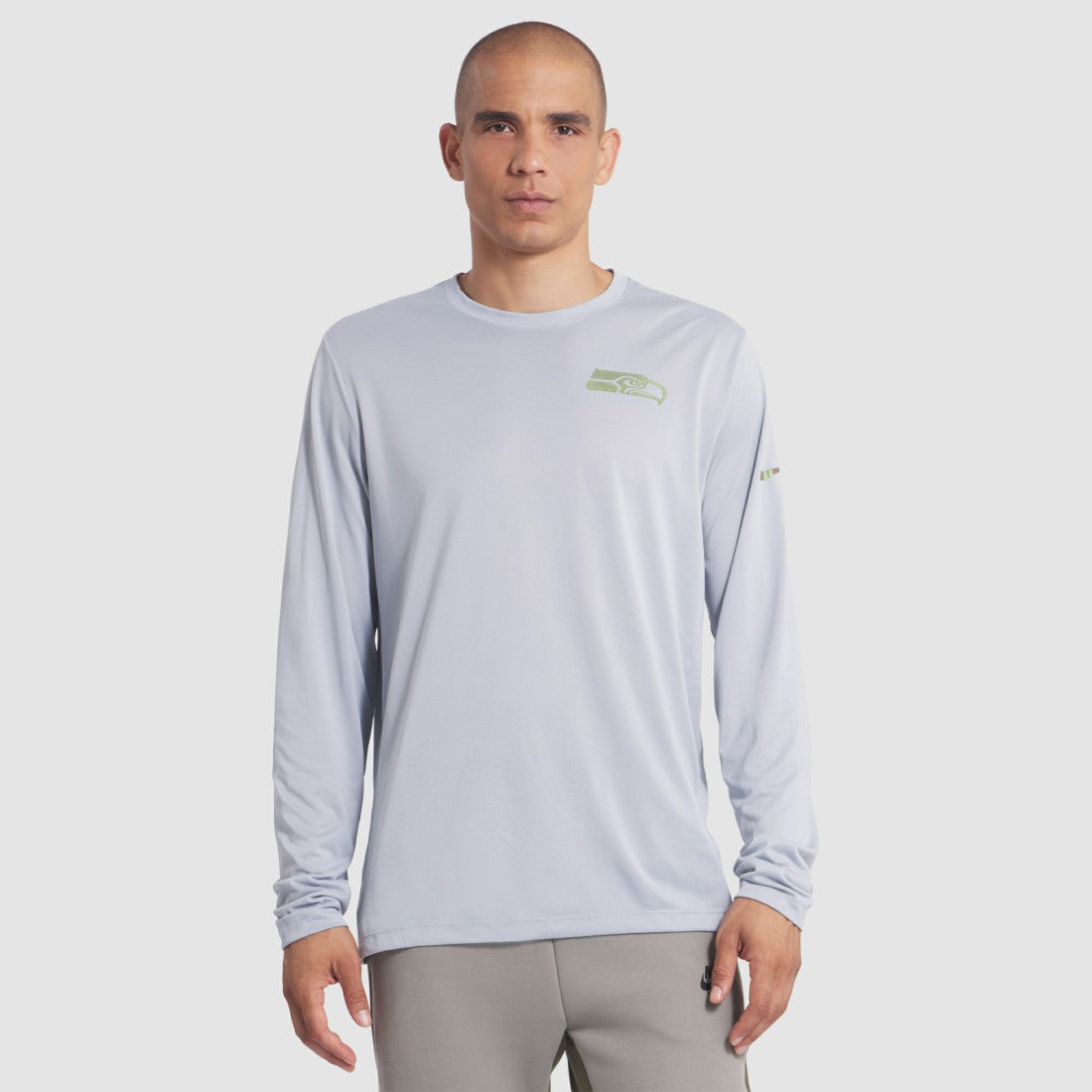 Seattle Seahawks 2025 Rivalries Collection Sideline Legend Dri-FIT Long Sleeve T-Shirt - Wolf Gray T-shirts