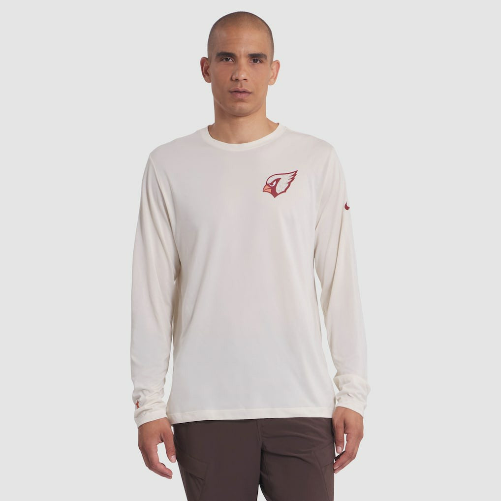 Arizona Cardinals 2025 Rivalries Collection Sideline Legend Dri-FIT Long Sleeve T-Shirt - Natural T-shirts