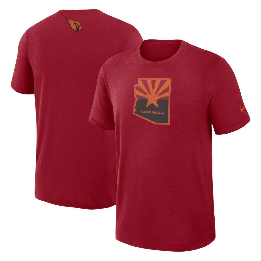 Arizona Cardinals 2025 Rivalries Collection Slub Dri-FIT T-Shirt - Red T-shirts