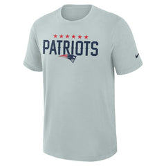 New England Patriots 2025 Rivalries Collection Slub Dri-FIT T-Shirt - Silver T-shirts