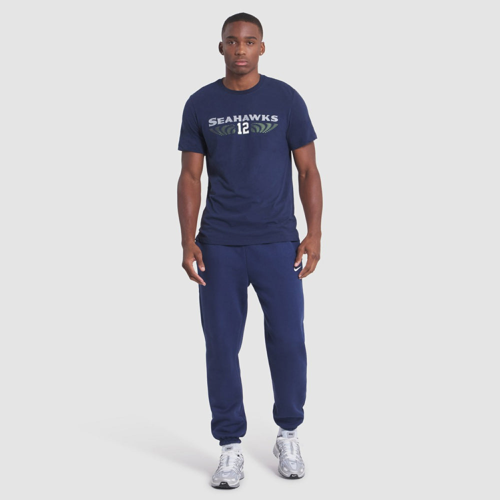 Seattle Seahawks 2025 Rivalries Collection Slub Dri-FIT T-Shirt - College Navy T-shirts