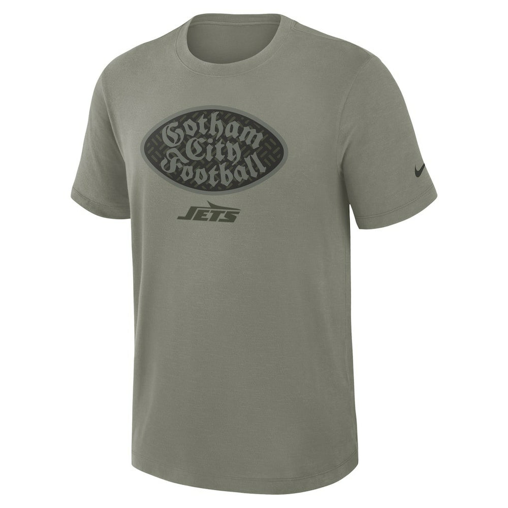 New York Jets 2025 Rivalries Collection Slub Dri-FIT T-Shirt - Dark Stucco T-shirts