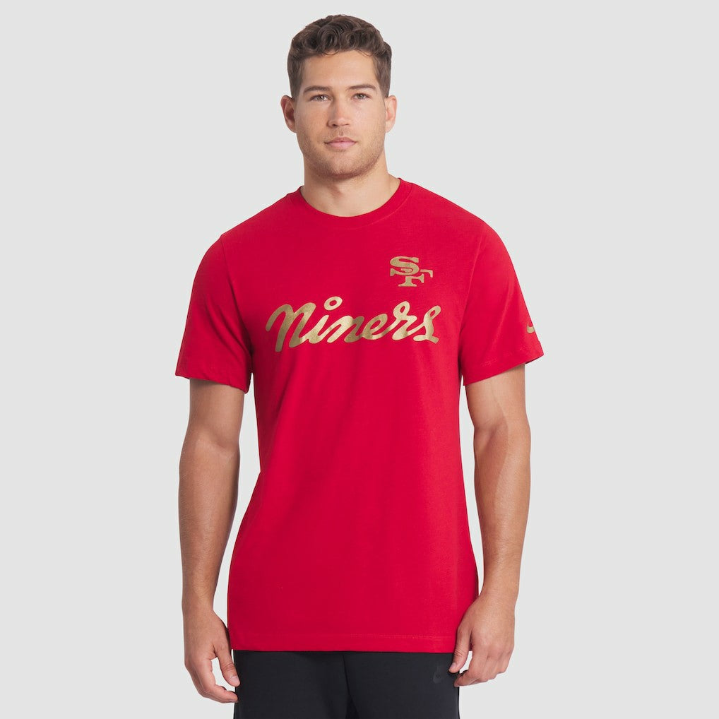 San Francisco 49ers 2025 Rivalries Collection Slub Dri-FIT T-Shirt - Scarlet T-shirts
