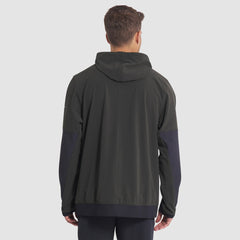 New York Jets 2025 Rivalries Collection Sideline Anorak Half-Zip Hoodie Jacket - Gotham Green Hoodies