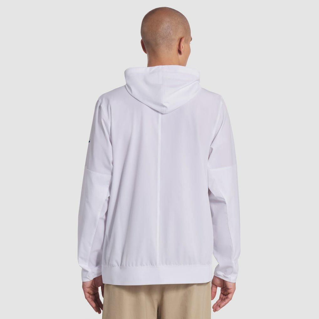 Buffalo Bills 2025 Rivalries Collection Sideline Anorak Half-Zip Hoodie Jacket - White Hoodies