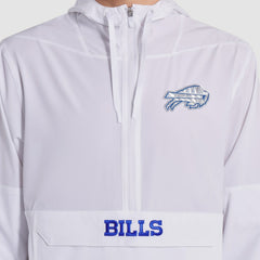 Buffalo Bills 2025 Rivalries Collection Sideline Anorak Half-Zip Hoodie Jacket - White Hoodies