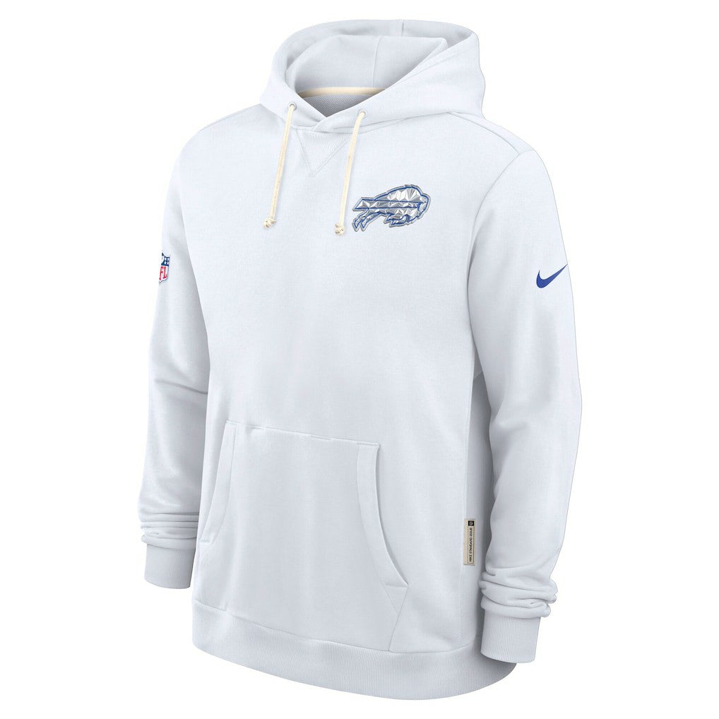 Buffalo Bills 2025 Rivalries Collection Standard Issue Sideline Dri-FIT Hoodie - White Hoodies