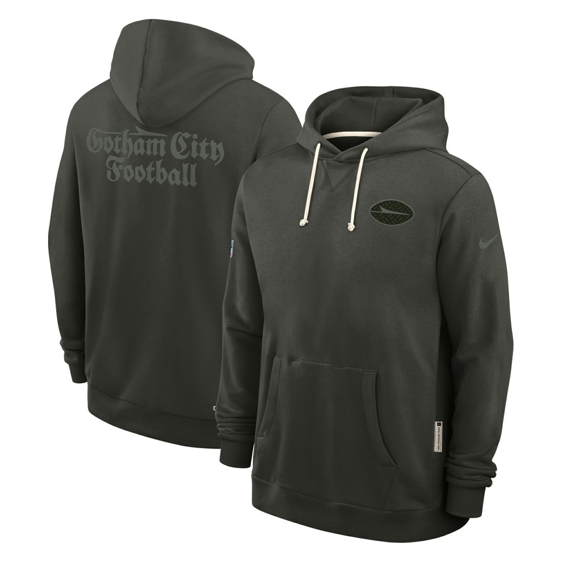New York Jets 2025 Rivalries Collection Standard Issue Sideline Dri-FIT Hoodie - Gotham Green Hoodies