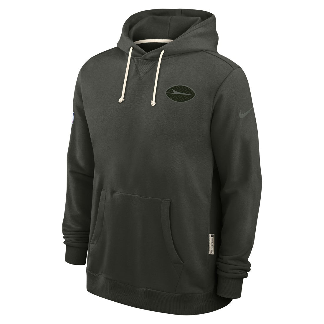 New York Jets 2025 Rivalries Collection Standard Issue Sideline Dri-FIT Hoodie - Gotham Green Hoodies