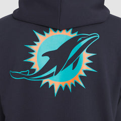 Miami Dolphins 2025 Rivalries Collection Standard Issue Sideline Dri-FIT Hoodie - Pitch Blue Hoodies