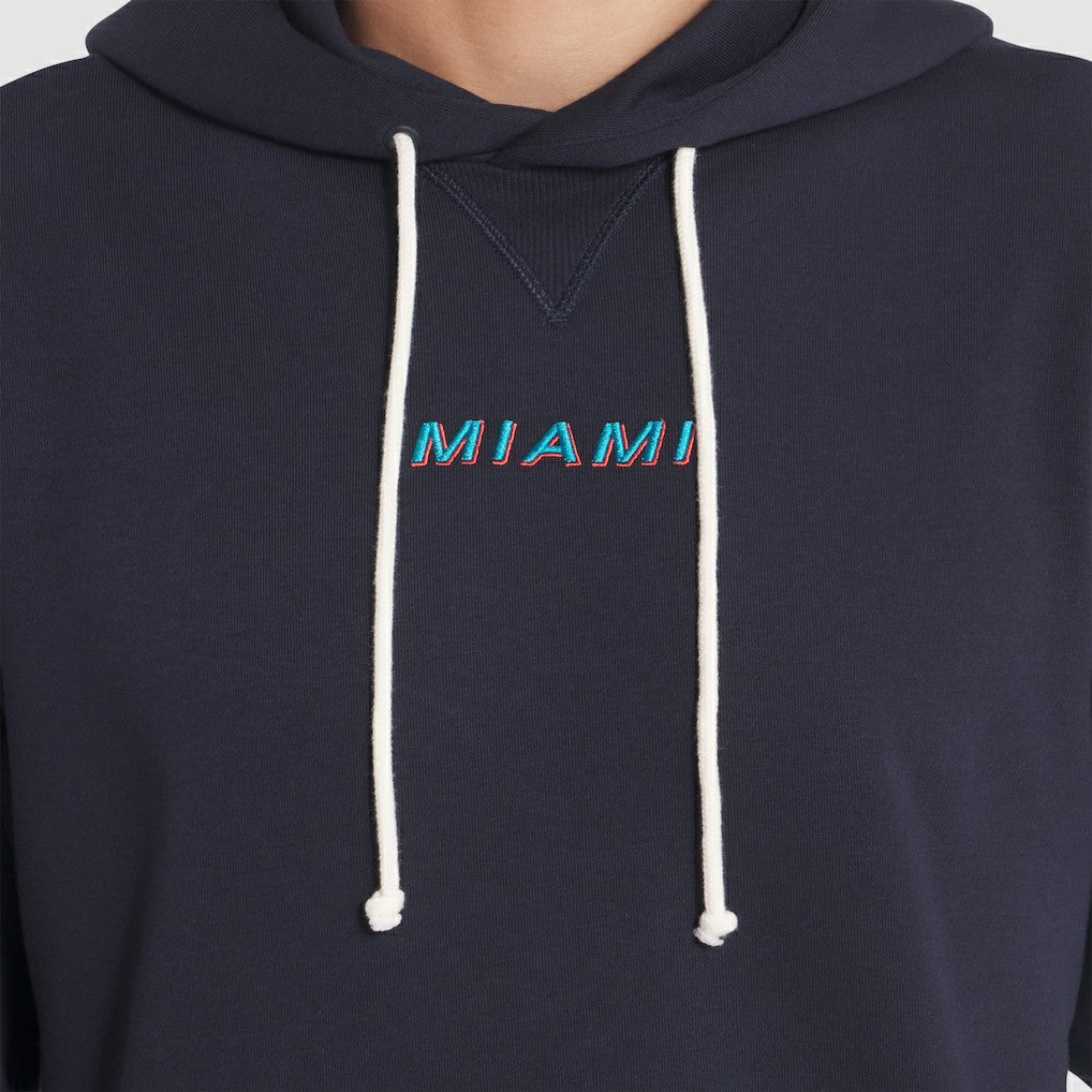 Miami Dolphins 2025 Rivalries Collection Standard Issue Sideline Dri-FIT Hoodie - Pitch Blue Hoodies