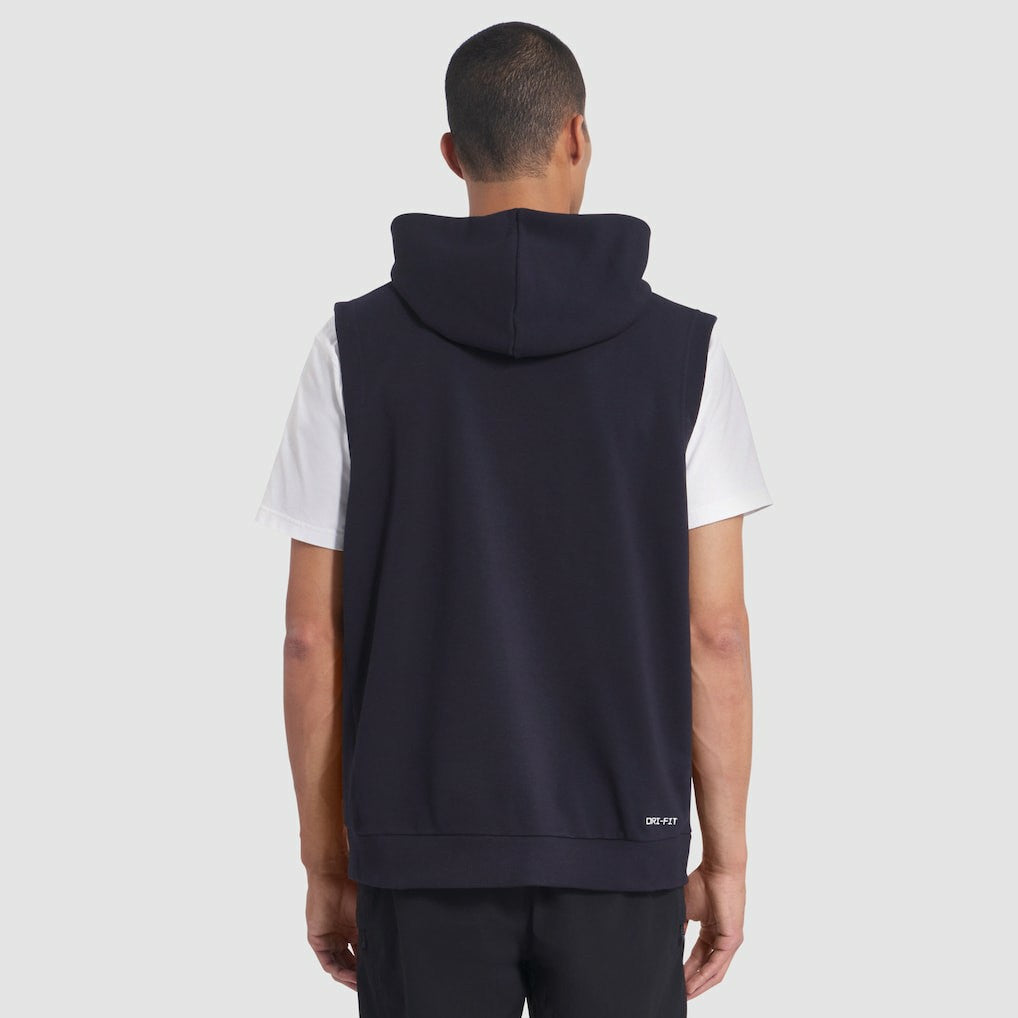 Los Angeles Rams 2025 Rivalries Collection Standard Issue Sideline Dri-FIT Sleeveless Hoodie - Midnight Blue Hoodies