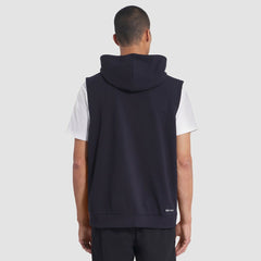 Los Angeles Rams 2025 Rivalries Collection Standard Issue Sideline Dri-FIT Sleeveless Hoodie - Midnight Blue Hoodies