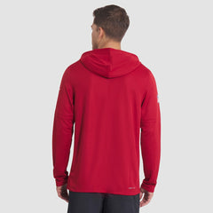 Arizona Cardinals 2025 Rivalries Collection Sideline Dri-FIT Long Sleeve Hoodie T-Shirt - Red Hoodies