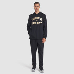 San Francisco 49ers 2025 Rivalries Collection Sideline Dri-FIT Long Sleeve Hoodie T-Shirt - Black Hoodies