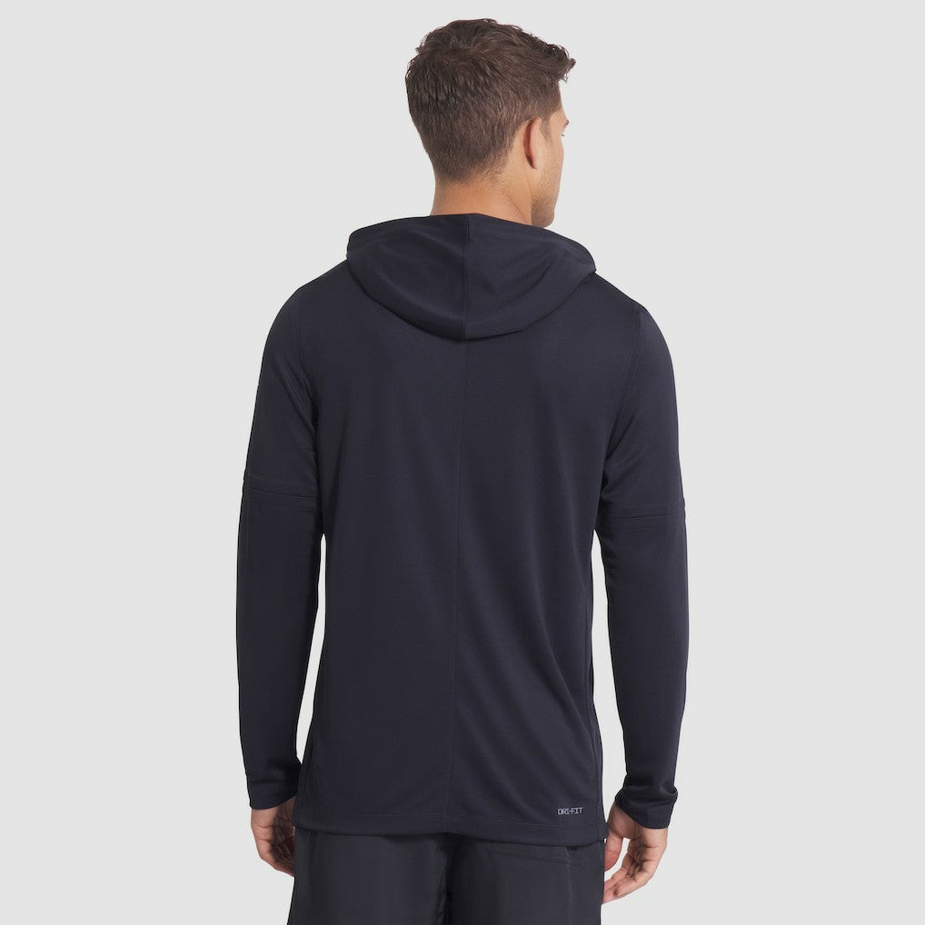 Los Angeles Rams 2025 Rivalries Collection Sideline Dri-FIT Long Sleeve Hoodie T-Shirt - Midnight Blue Hoodies