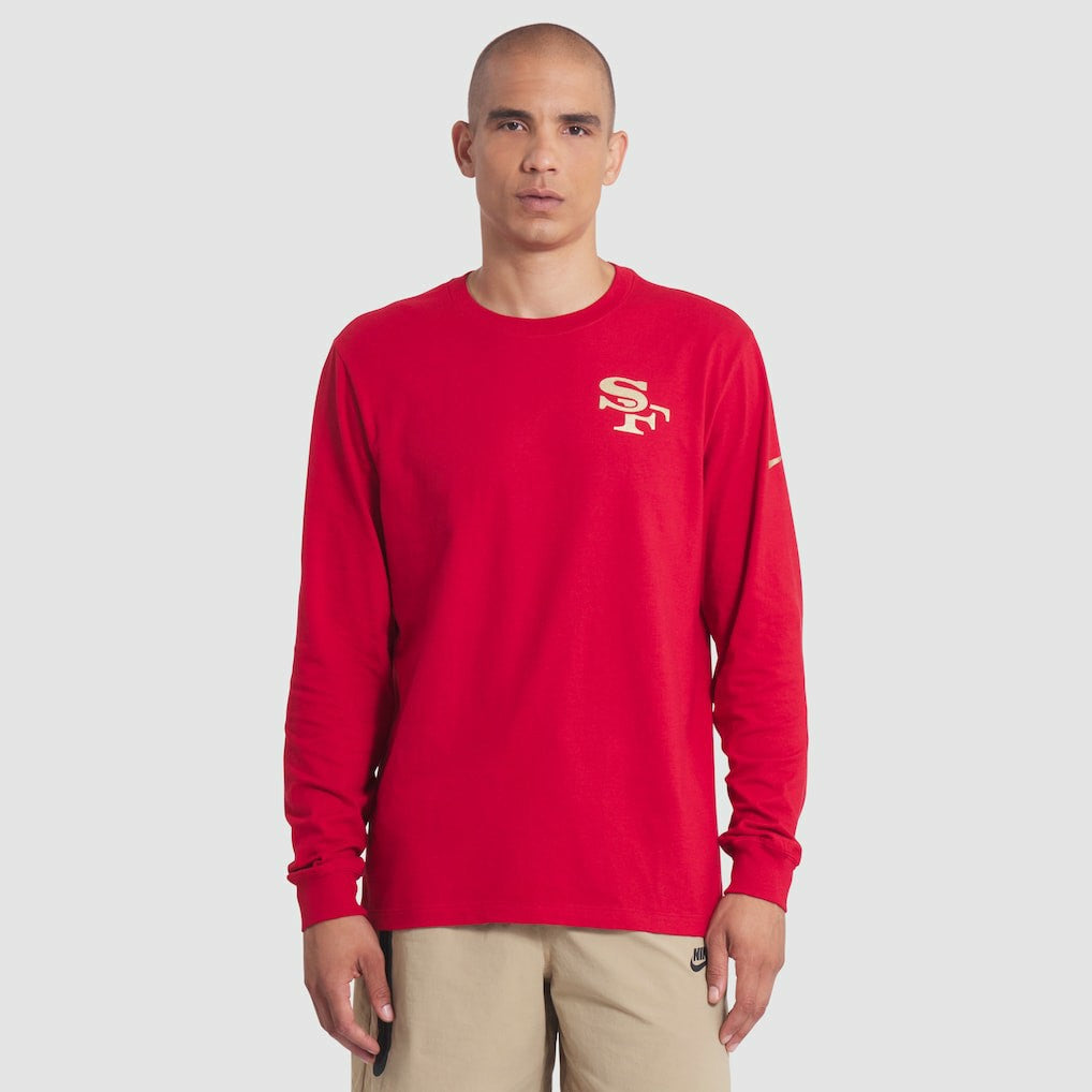 San Francisco 49ers 2025 Rivalries Collection Essential Long Sleeve T-Shirt - Scarlet T-shirts