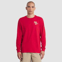 San Francisco 49ers 2025 Rivalries Collection Essential Long Sleeve T-Shirt - Scarlet T-shirts