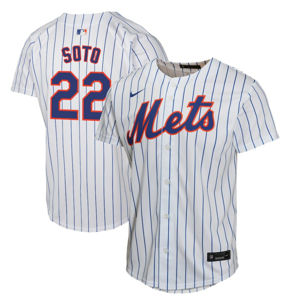 Juan Soto New York Mets Nike Youth Home Game Player Jersey - White Jerseys