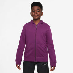 Barcelona Youth 2025/26 Club Full-Zip Hoodie Purple - Nike