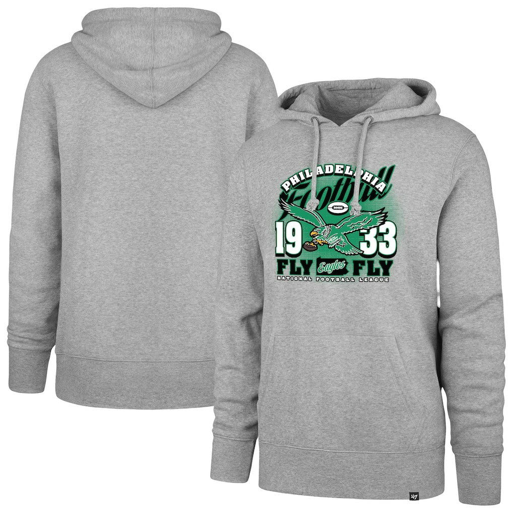 Philadelphia Eagles '47 Regional Headline Pullover Hoodie - Gray Hoodies
