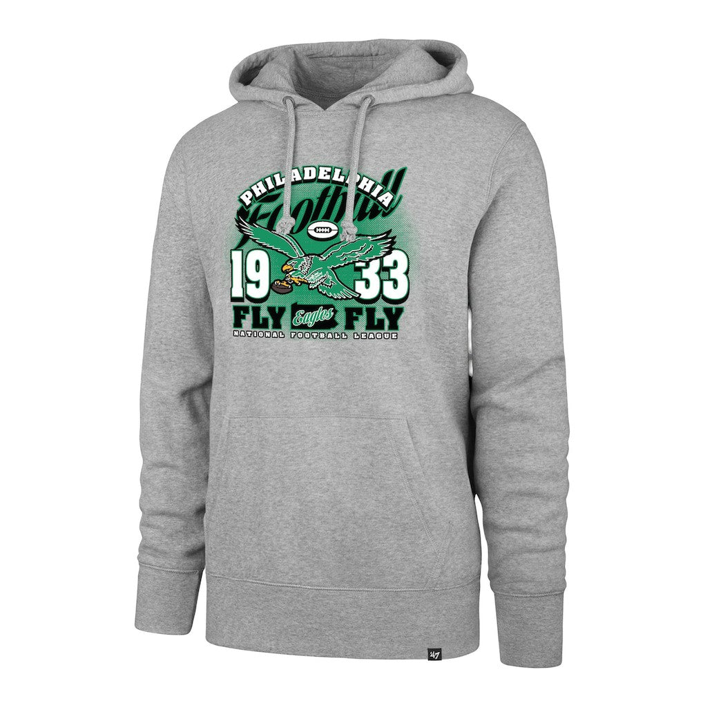 Philadelphia Eagles '47 Regional Headline Pullover Hoodie - Gray Hoodies