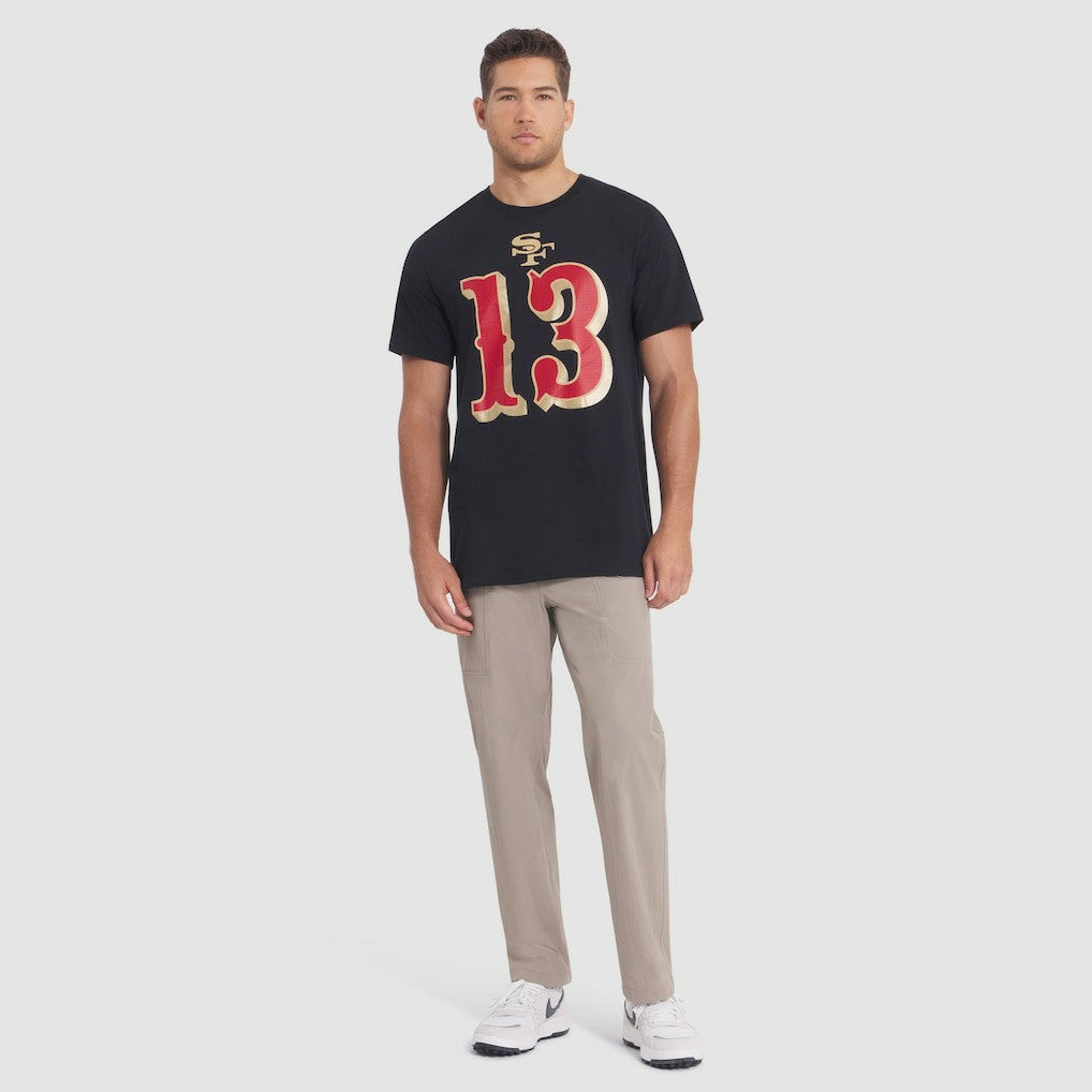 Brock Purdy San Francisco 49ers 2025 Rivalries Collection Player Name & Number T-Shirt - Black T-shirts