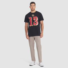 Brock Purdy San Francisco 49ers 2025 Rivalries Collection Player Name & Number T-Shirt - Black T-shirts