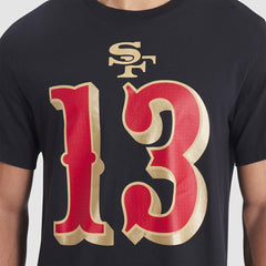 Brock Purdy San Francisco 49ers 2025 Rivalries Collection Player Name & Number T-Shirt - Black T-shirts