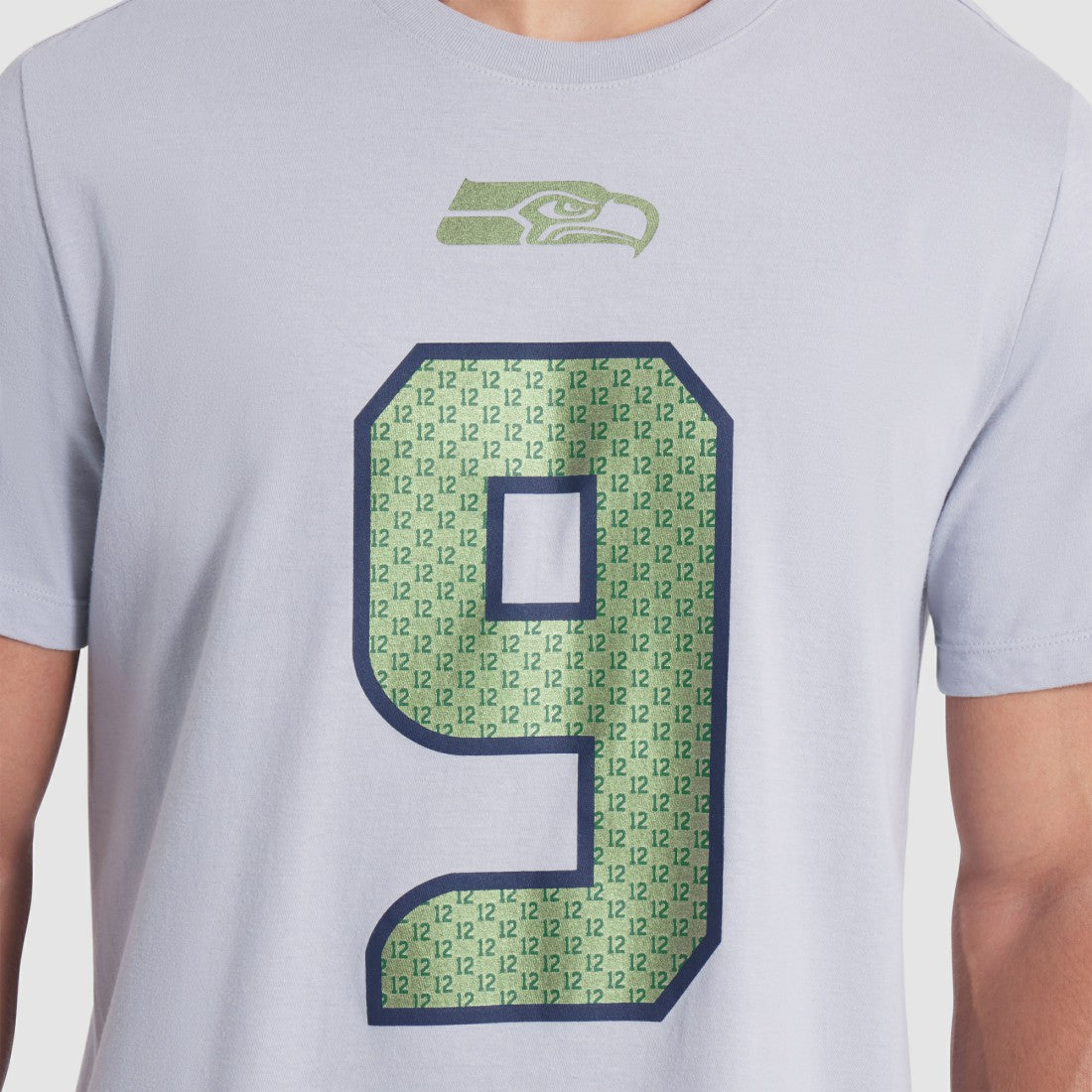 Kenneth Walker III Seattle Seahawks 2025 Rivalries Collection Player Name & Number T-Shirt - Wolf Gray T-shirts