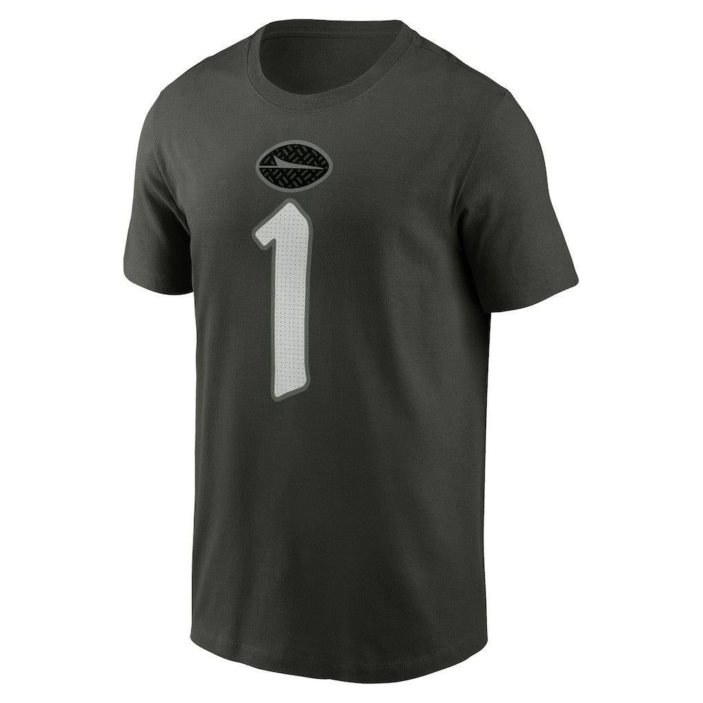 Ahmad Sauce Gardner New York Jets 2025 Rivalries Collection Player Name & Number T-Shirt - Gotham Green T-shirts