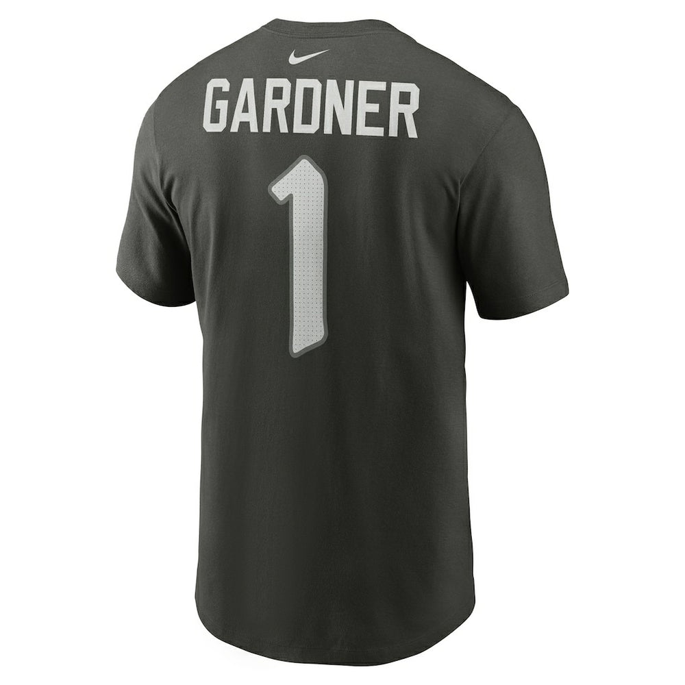 Ahmad Sauce Gardner New York Jets 2025 Rivalries Collection Player Name & Number T-Shirt - Gotham Green T-shirts