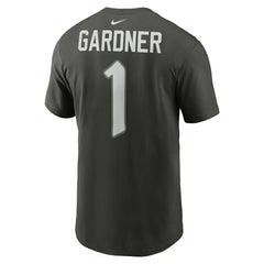 Ahmad Sauce Gardner New York Jets 2025 Rivalries Collection Player Name & Number T-Shirt - Gotham Green T-shirts