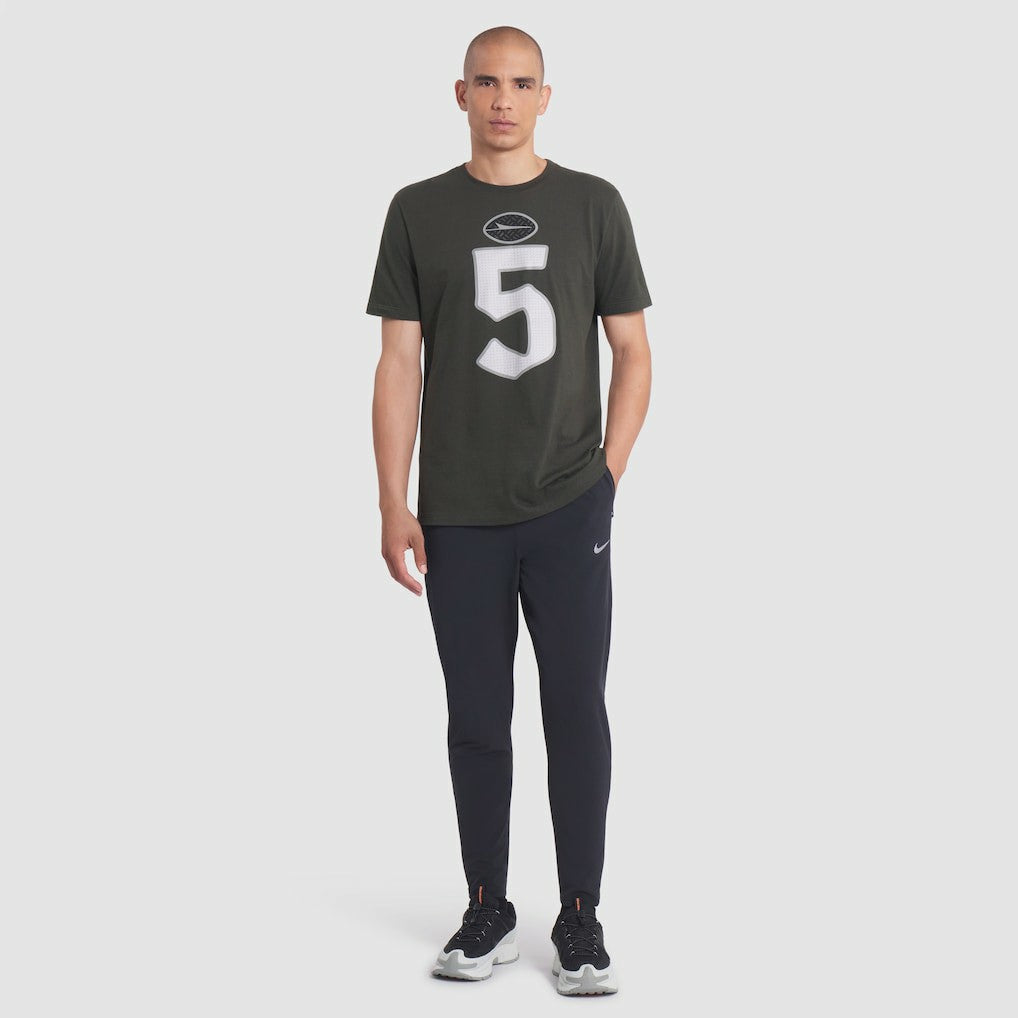 Garrett Wilson New York Jets 2025 Rivalries Collection Player Name & Number T-Shirt - Gotham Green T-shirts