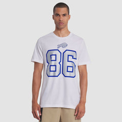 Dalton Kincaid Buffalo Bills 2025 Rivalries Collection Player Name & Number T-Shirt - White T-shirts