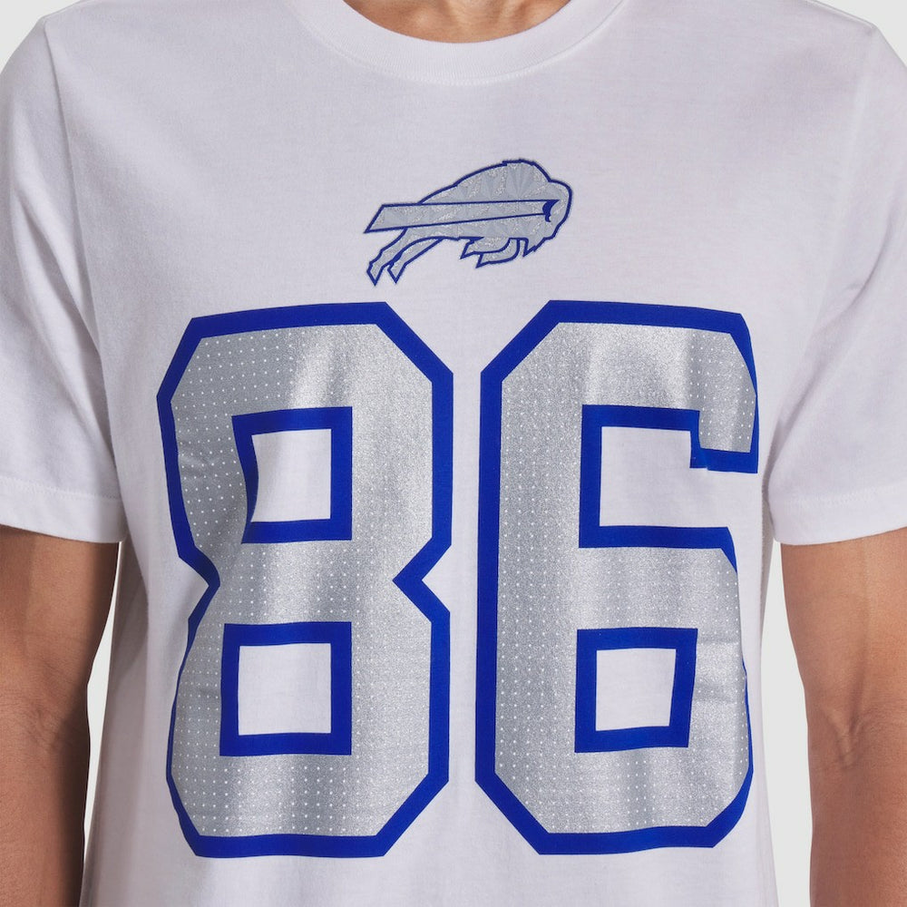 Dalton Kincaid Buffalo Bills 2025 Rivalries Collection Player Name & Number T-Shirt - White T-shirts