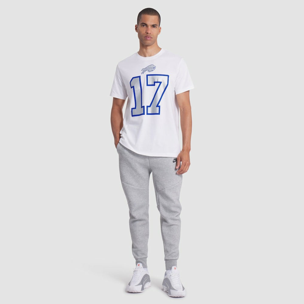 Josh Allen Buffalo Bills 2025 Rivalries Collection Player Name & Number T-Shirt - White T-shirts
