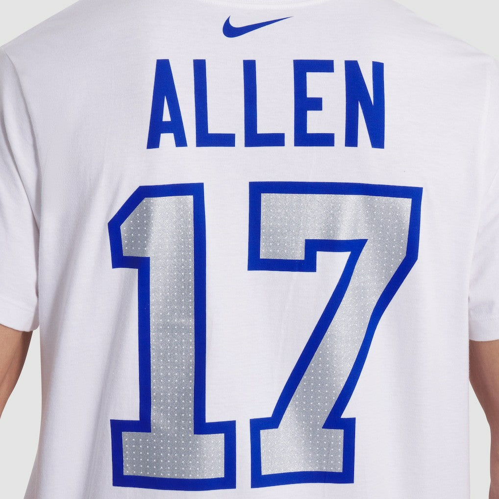 Josh Allen Buffalo Bills 2025 Rivalries Collection Player Name & Number T-Shirt - White T-shirts